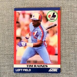 1991 Score Baseball Card Trading Card